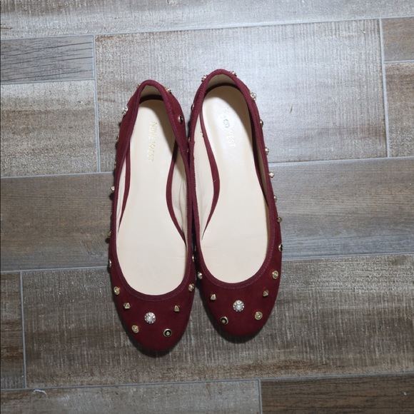 NINE WEST Morton Wine Ballet Flats 9 - Picture 2 of 6